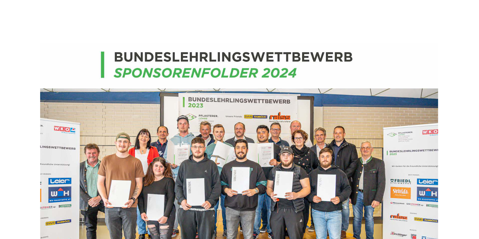 5Lehrlingswettbewerb 2024 Pflasterer Sponsorenfolder